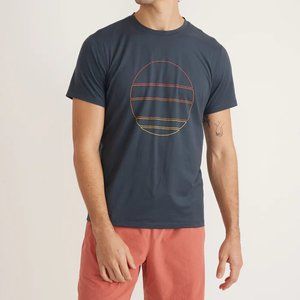 Marine Layer Navy Blue Graphic Tee